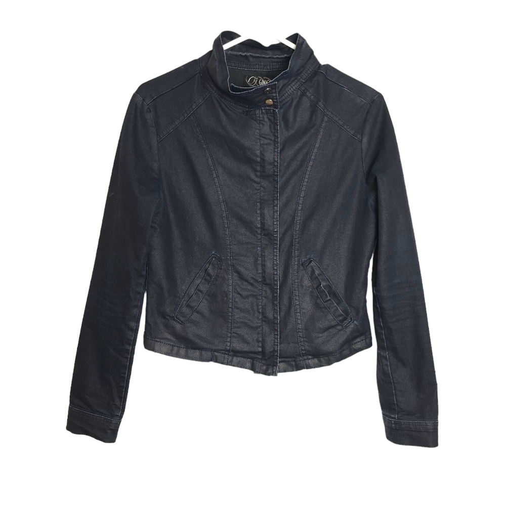 Gina's Oil Denim Lightweight Jacket